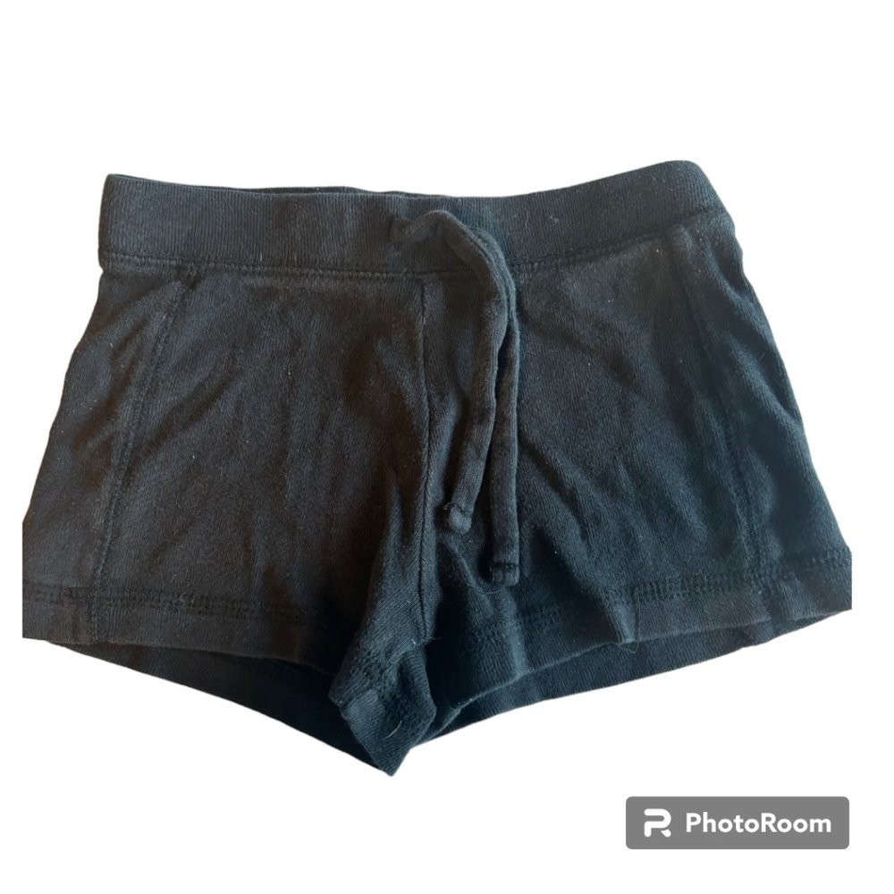 Old Navy black shorts 100% Cotton 2T